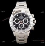 Best Copy Rolex Daytona JH 4130 Chronograph Watch Panda Dial Stainless Steel